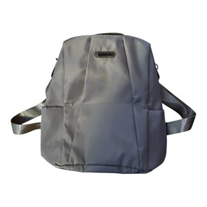 Womens Travel Beige Gray Backpack New